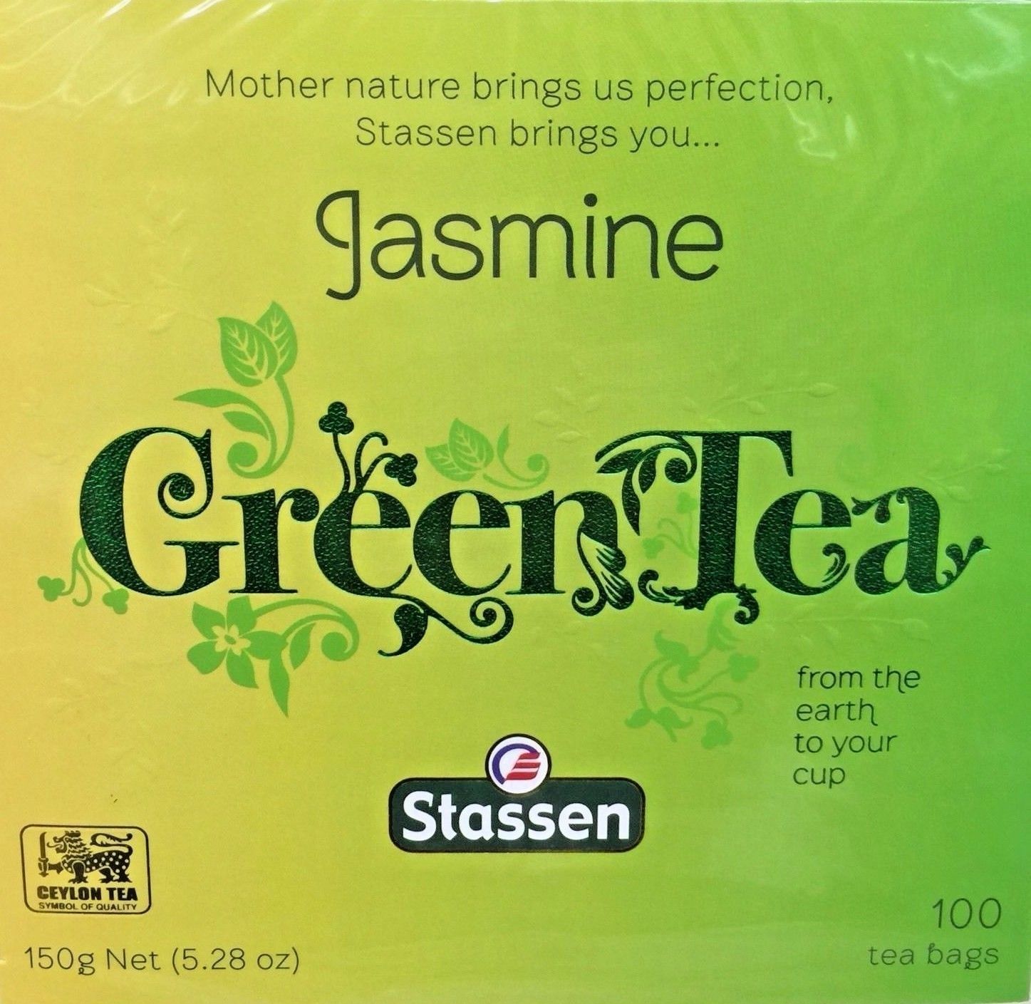 Primary image for 3/ 6 /12 Boxes Stassen Jasmine Green Tea 100 Tea Bags - Number 1 Quality