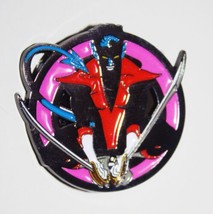 Marvel Comics X-Men Nightcrawler with Swords Image Metal Enamel Pin NEW ... - £6.26 GBP