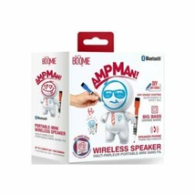 Wireless Bluetooth Speaker Portable BOOMIE AmpMan DIY Dry erase White - £15.31 GBP