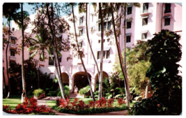 Royal Hawaiian Hotel surrounded by acres of tropical gardens Hawaii Postcard - £6.97 GBP