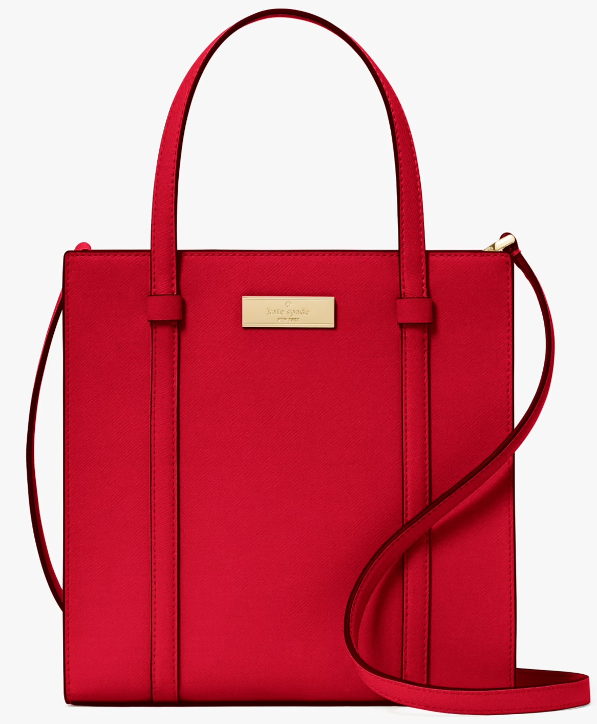Kate Spade Kenzie Limited Edition Small Tote Bag KI926 Cherry Red Purse NWT $329