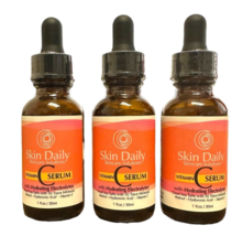 3x Antioxidant Vitamin C Serum for Face- Infused w/Electrolytes, Hyaluronic Acid - £14.99 GBP