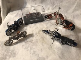 Miniature diecast Indian and Harley a lot of 5￼. - $45.00