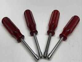 Lot Of 4 Xcelite Nut Driver HS 8 1/4   3 1/4 Shaft 7 1/4 Over All     gmg Tools - £25.69 GBP