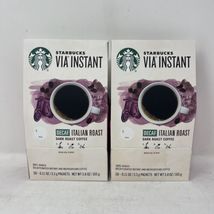 Starbucks Via Instant Decaf Italian Dark Roast Coffee 100ct See Photos - £51.83 GBP