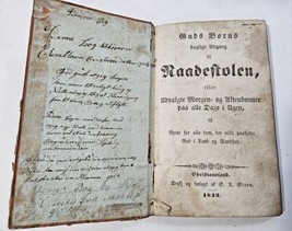 1843  antique German Christian prayer book original condition very old and rare. - £33.59 GBP