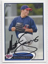 Matthew Summers Signed Autographed 2012 Topps Pro Debut Card - $10.03