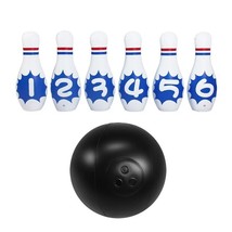 Inflatable PVC Bowling Ball, 6 Bottles, 1 Ball Inflate, Parent-Child  Bowling Ba - £109.00 GBP