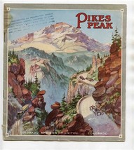 Pikes Peak Region 1920&#39;s Brochure Manitou Springs Colorado Springs - £21.96 GBP