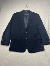 Jos A Bank Camelhair Sport Blazer Jacket Mens 44S Navy Classic Simple  - £67.75 GBP