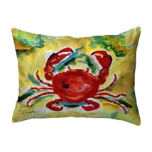 Betsy Drake Rock Crab Small Noncorded Pillow 11x14 - £39.65 GBP