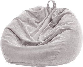 Nobildonna Extra Large 300L Beanbag Stuffed Animal Storage Soft Premium Corduroy - £35.55 GBP