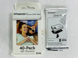 New! 40 Sheets - Polaroid 2x3 Premium ZINK Photo Paper Zero Ink Peel Off Sticky - £23.97 GBP