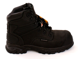 Justin Black Work Tek Sabre Composite Toe Waterproof Work Boot Men&#39;s 7.5 NWT - £118.69 GBP