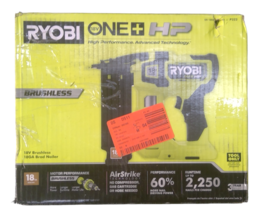 FOR PARTS - RYOBI P322 18v Brushless 18GA Brad Nailer (TOOL ONLY) - £26.60 GBP