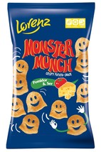 Lorenz Bahlsen MONSTER MUNCH Ghosts chips: CHEESE &amp; TOMATO-FREE SHIPPING- - £6.45 GBP