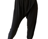 ONE TEASPOON Womens Harem Trousers Ilse Drop Crotch Solid Black Size S 1... - $67.97