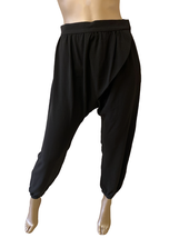 ONE TEASPOON Womens Harem Trousers Ilse Drop Crotch Solid Black Size S 1... - $67.97