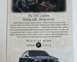 Buick LeSabre Print Ad Advertisement Chevy Vintage 1997 pa7 - £4.66 GBP