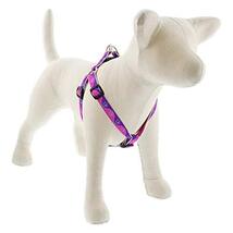 Lupine Reflective Step in Dog Harness 3/4&quot; Wide Pink Paws with 15-21&quot; Girth - €30,39 EUR+