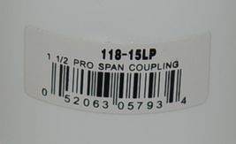 Pro Span 118 15LP 1-1/2 Inch Grip Lock Expansion Repair PVC Coupling image 4