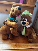 Lot of Applause PLUSH Scooby Doo &amp; Yogi Bear Stuffed TV Characters – Scooby is - £9.02 GBP