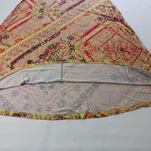 Cato Women's Yellow Multicolor Paisley Flower Midi Pull-On Skirt Size 18/20W image 8