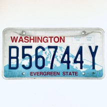  United States Washington Evergreen State Passenger License Plate B56744Y - $16.82