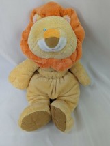 Baby Ganz Lion Plush Crib Musical 12 Inch Squish&#39;ums Pulldown BG1250 Stuffed - $31.45