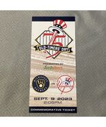 Yankees 75th Old-Timers’ Day Commemorative Ticket 9/9/23 vs Brewers - €7,70 EUR