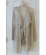 Premise Drape Open Front Sweater Black or Stone Women&#39;s Sz S-XXL NWT MSR... - $23.14