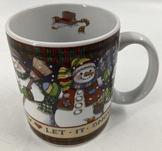 Lang and Wise Let It Snow Coffee Tea Mug Susan Winget 1997 Snowman S.A.W... - £7.88 GBP