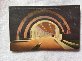 Vintage Postcard Pennsylvania Turnpike Portal Tunnel 22065 - £8.87 GBP