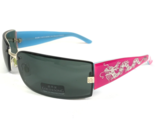 Coco Song Sunglasses COME ON Col.1 Blue Pink Square Frames with Green Le... - $93.52