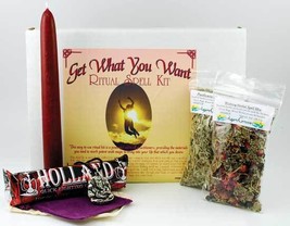 Get What You Want Boxed Ritual Kit New Altar Spell New - £23.88 GBP