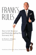 Frank&#39;s Rules: How to Sell Menswear (And Practically Anything Else) Extr... - $6.98