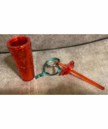 NEW Starbucks Fall 2023 Red Prism Cold Cup Keychain or ornament lid opens - $18.76