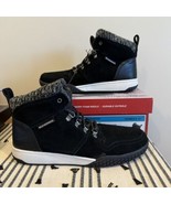 NIB Weatherproof Women&#39;s Size 10 Black Winter Boots Ruby Leather Suede W... - $40.60 CAD