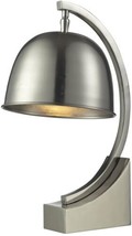 Desk Lamp DALE TIFFANY MULISA 1-Light Polished Nickel Metal Shades Included - £314.94 GBP