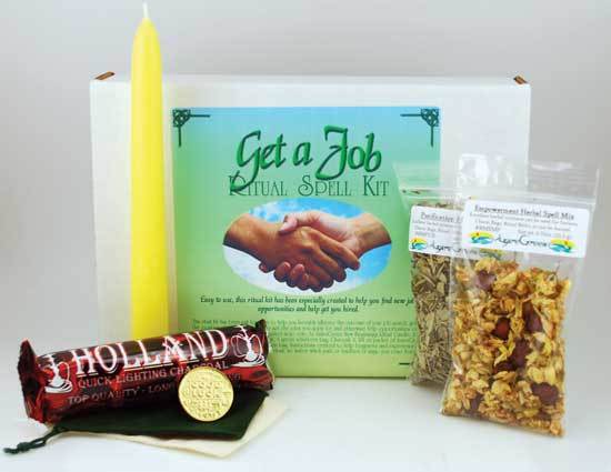 Get A Job Boxed Ritual Kit New Altar Spell New - $29.95