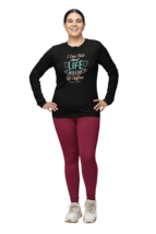 Talk About Life With Coffee Womens Long Sleeve Shirt - £15.68 GBP