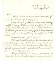 1840 LONDON LETTER ESHAM HOUSE To HENRY EARLE ANDOVER - $62.96