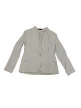 THEORY Femmes Blazer Aimil Solide Beige Taille US 10 C0203110 - £104.81 GBP