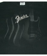 Fender Guitar Men&#39;s Black Tshirt Rock &amp; Roll Lifestyle Large - £27.51 GBP