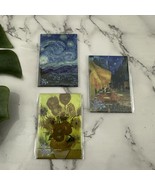Van Gogh Art Fridge Magnets Lot of 3 Impressionist Paintings New Starry ... - $329.27 MXN