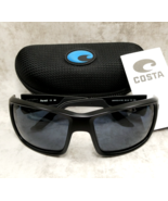 Costa Del Mar Blackout Matte Wrap Polarized Sunglasses &amp; Case - Permit 6... - €161,48 EUR