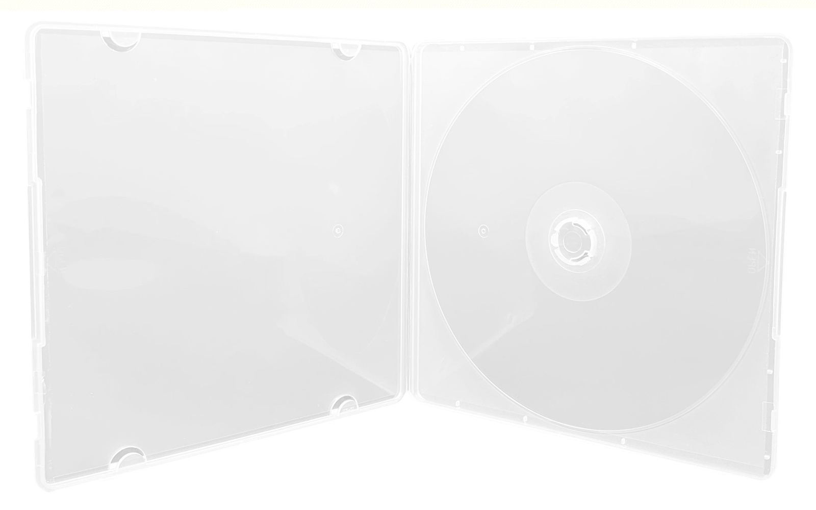SLIM Clear Single VCD PP Poly Cases 5MM with Plastic Cover - $10.56+