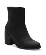 TOMS Women&#39;s Evelyn Leather Heeled Boot | Black | Size 5.5 | - $70.16 CAD