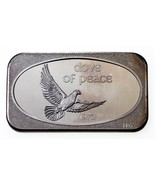 1973 Taube Of Peace - Ussc Mint 1 Oz. Silber Kunst Barren - $87.04