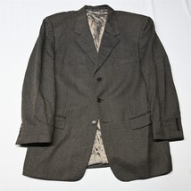 Emilio Visconti 44R Brown Herringbone Wool Blazer Suit Jacket Sport Coat - $59.99